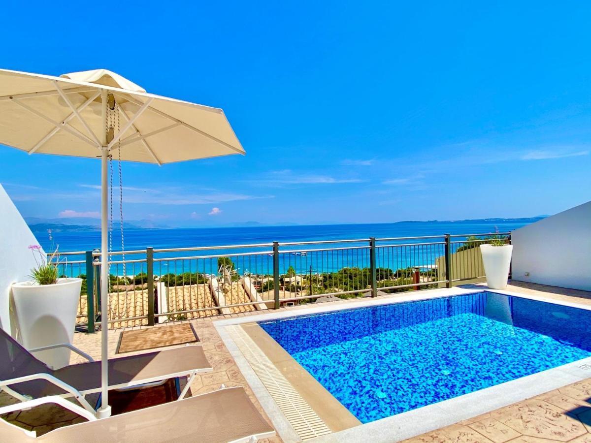 Luxury Villa Akti Barbati 2 With Private Pool By Dadovillas Pyrgi  Exterior photo