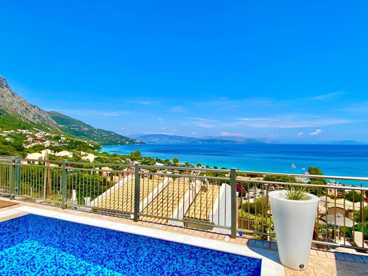 Luxury Villa Akti Barbati 2 With Private Pool By Dadovillas Pyrgi  Exterior photo