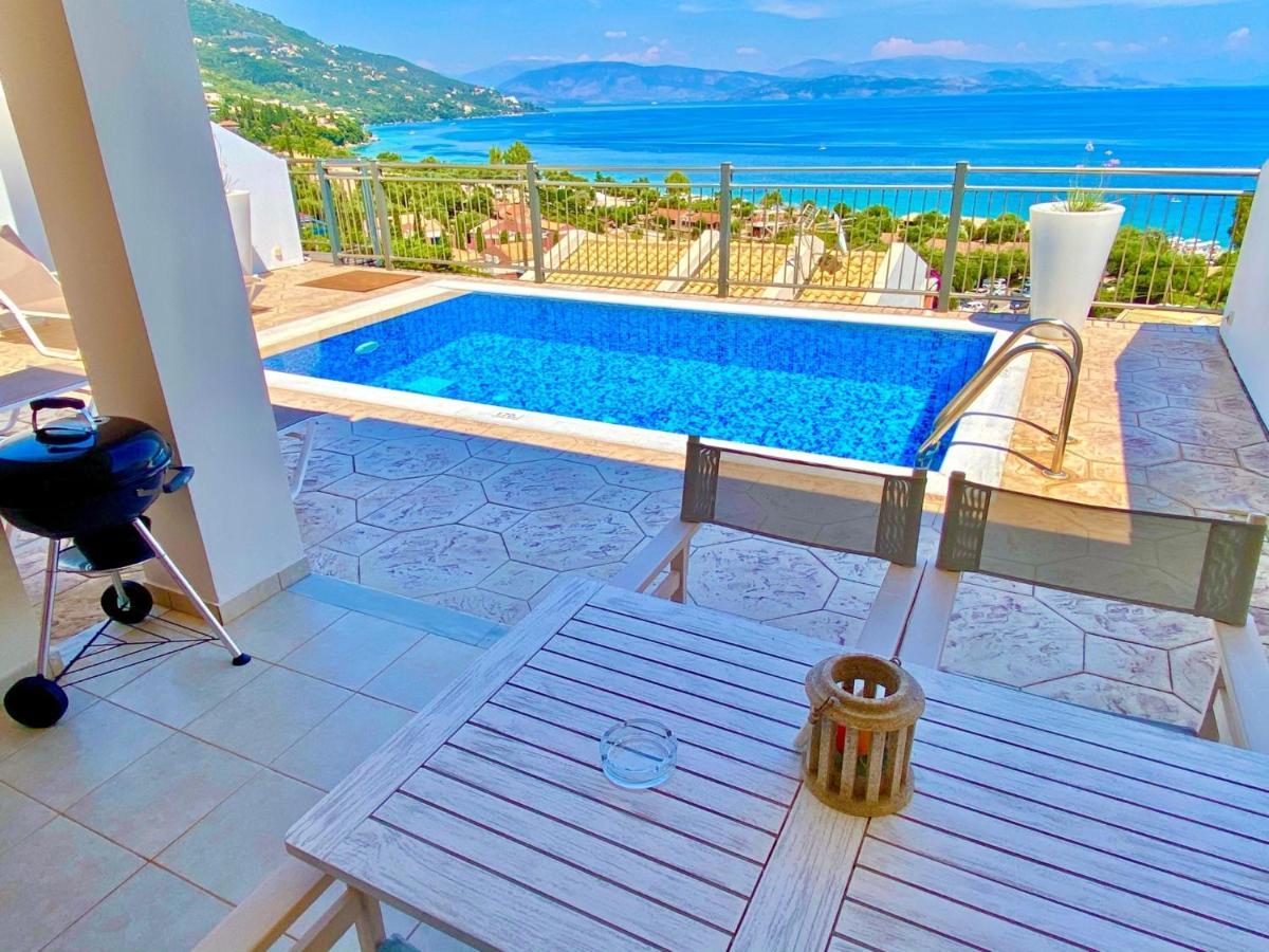 Luxury Villa Akti Barbati 2 With Private Pool By Dadovillas Pyrgi  Exterior photo