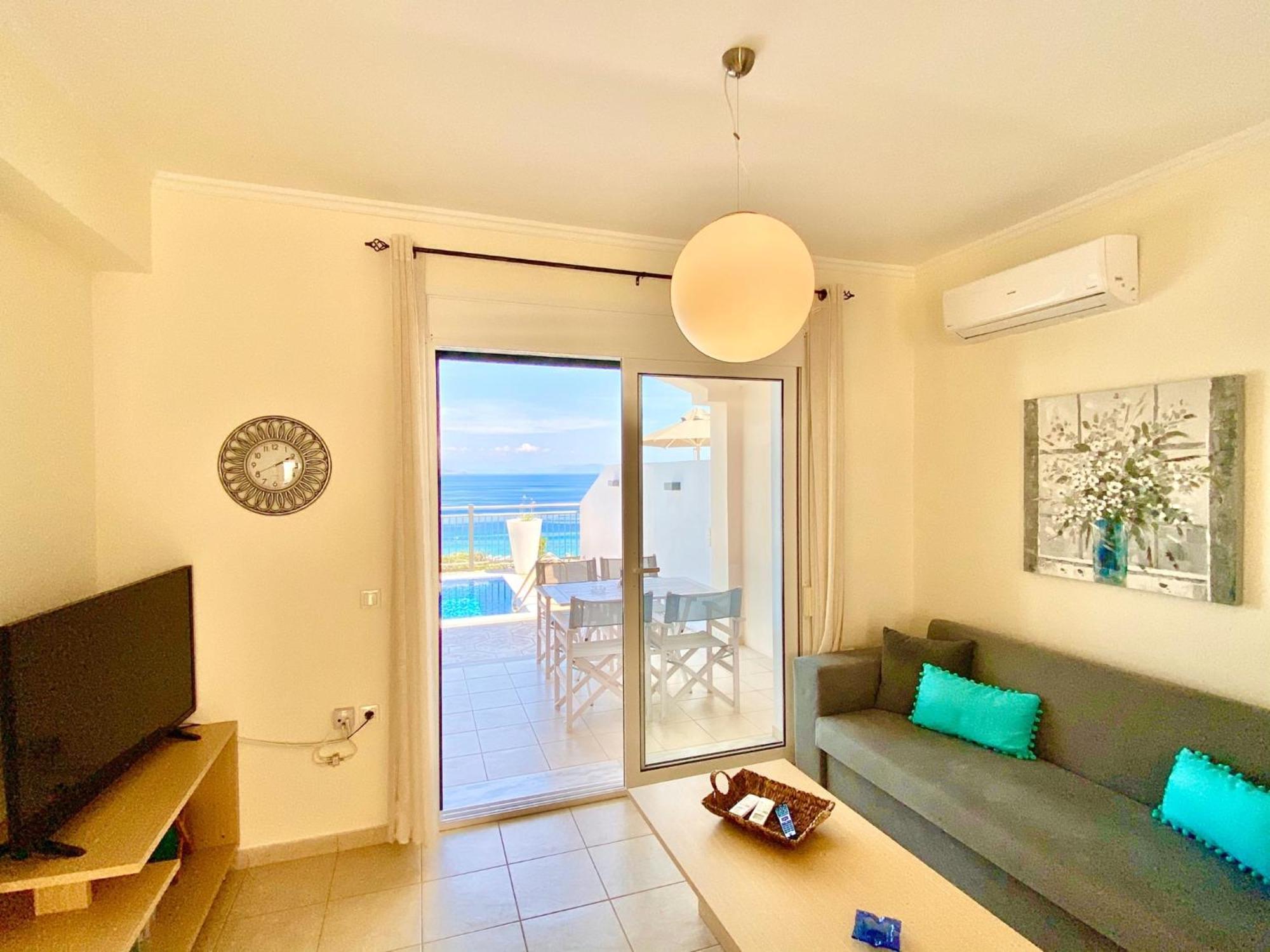 Luxury Villa Akti Barbati 2 With Private Pool By Dadovillas Pyrgi  Exterior photo