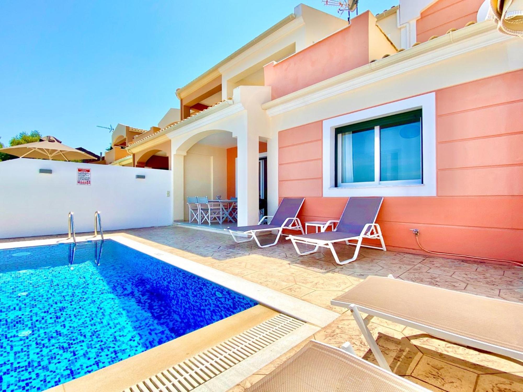 Luxury Villa Akti Barbati 2 With Private Pool By Dadovillas Pyrgi  Exterior photo
